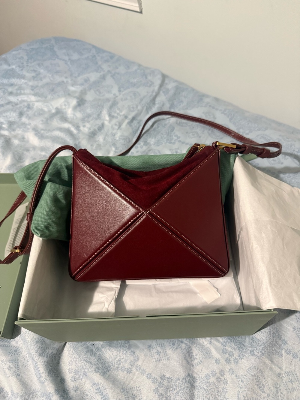 Mlouye mini flex in burgundy